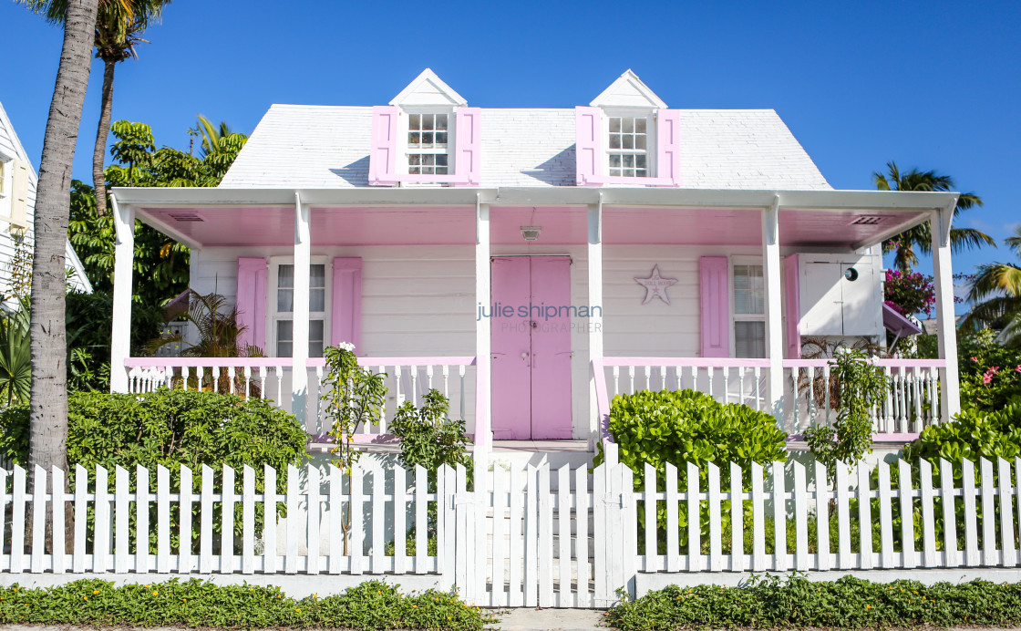 "Pink Shutters" stock image