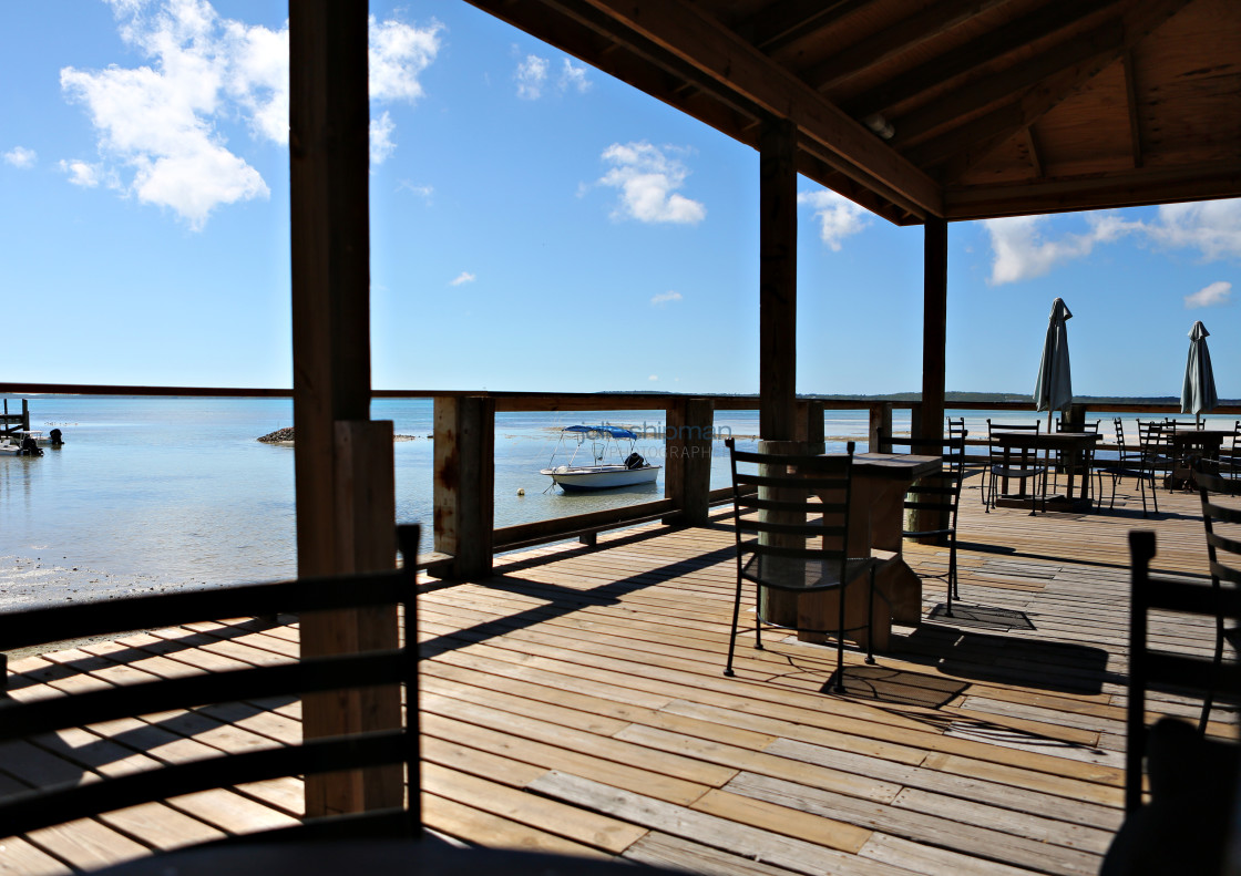 "Sitting at the Dock of the Bay" stock image