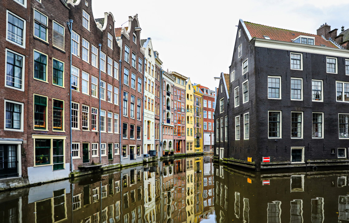 "Canal Houses" stock image