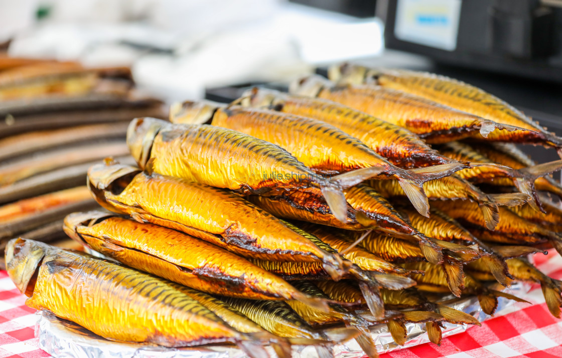 "Smoked Fish" stock image