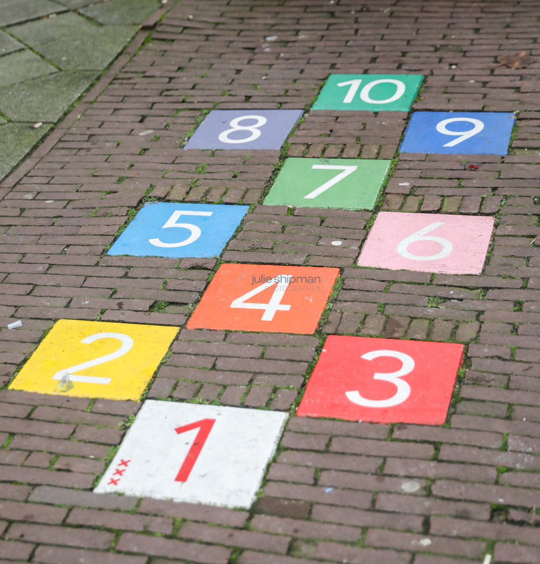 "Hopscotch" stock image