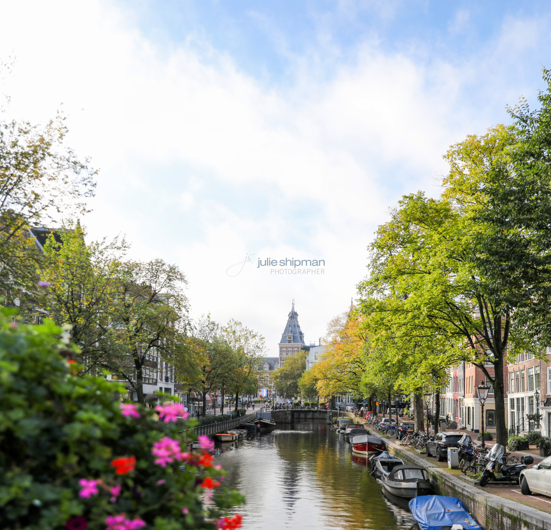 "Canal in Amsterdam" stock image