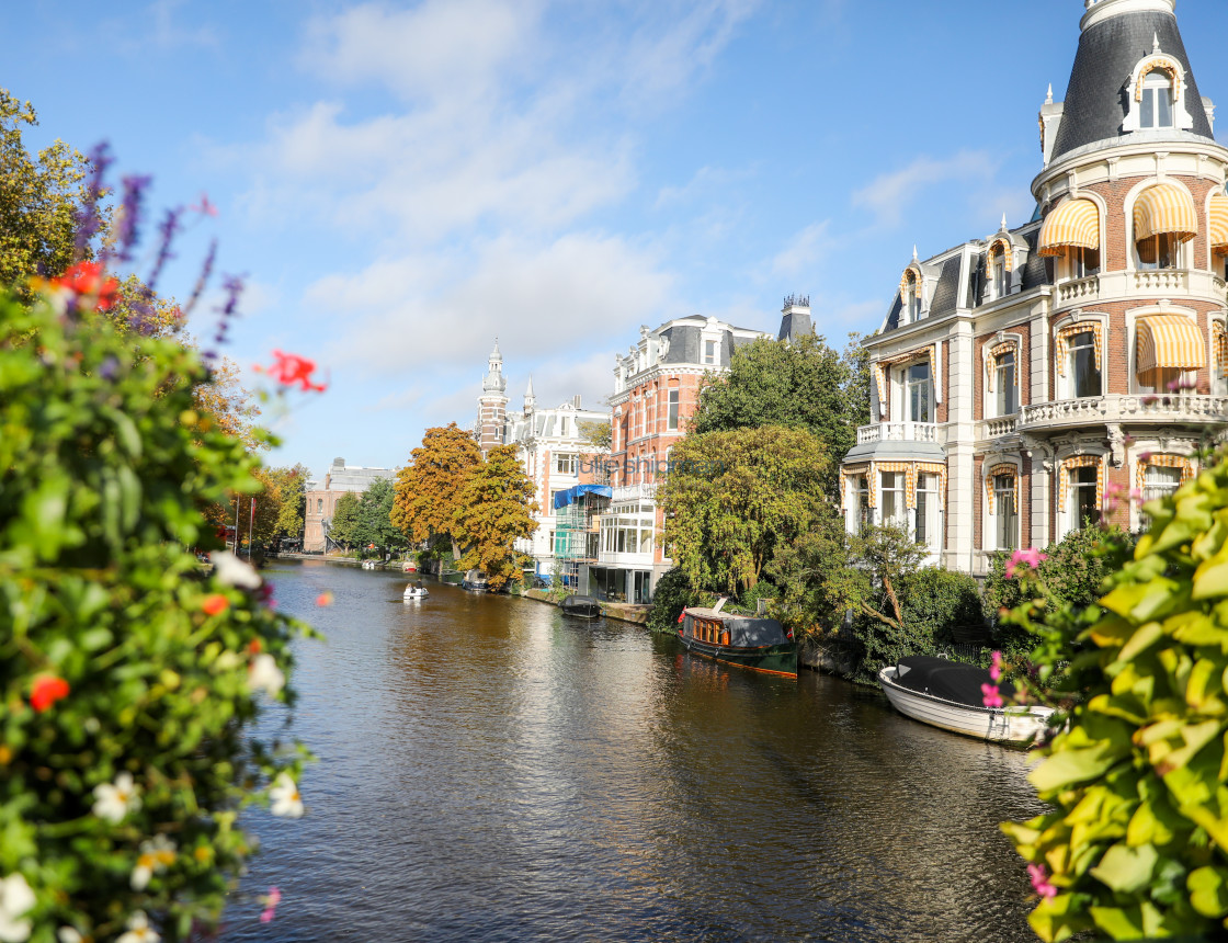 "Buildings along the Canal" stock image