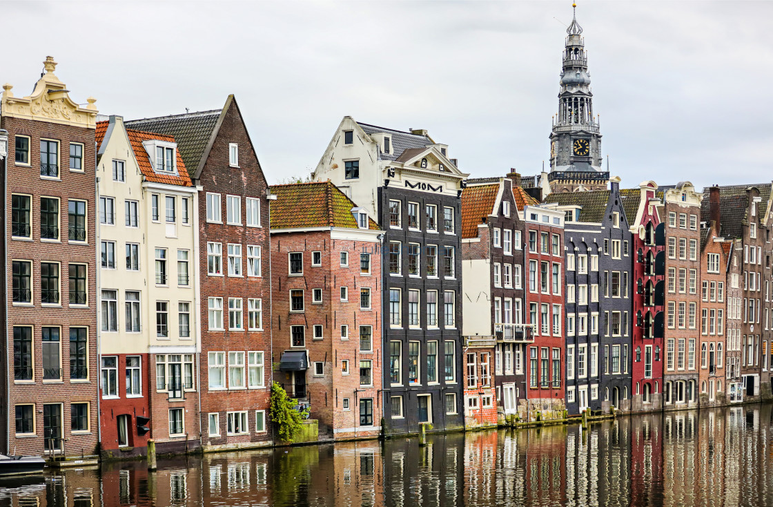 "Buildings along the Canal" stock image