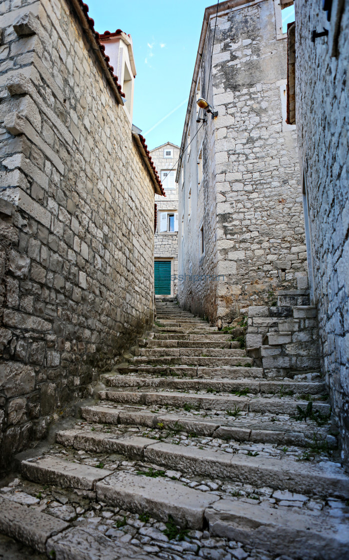 "Up to the Green Door" stock image