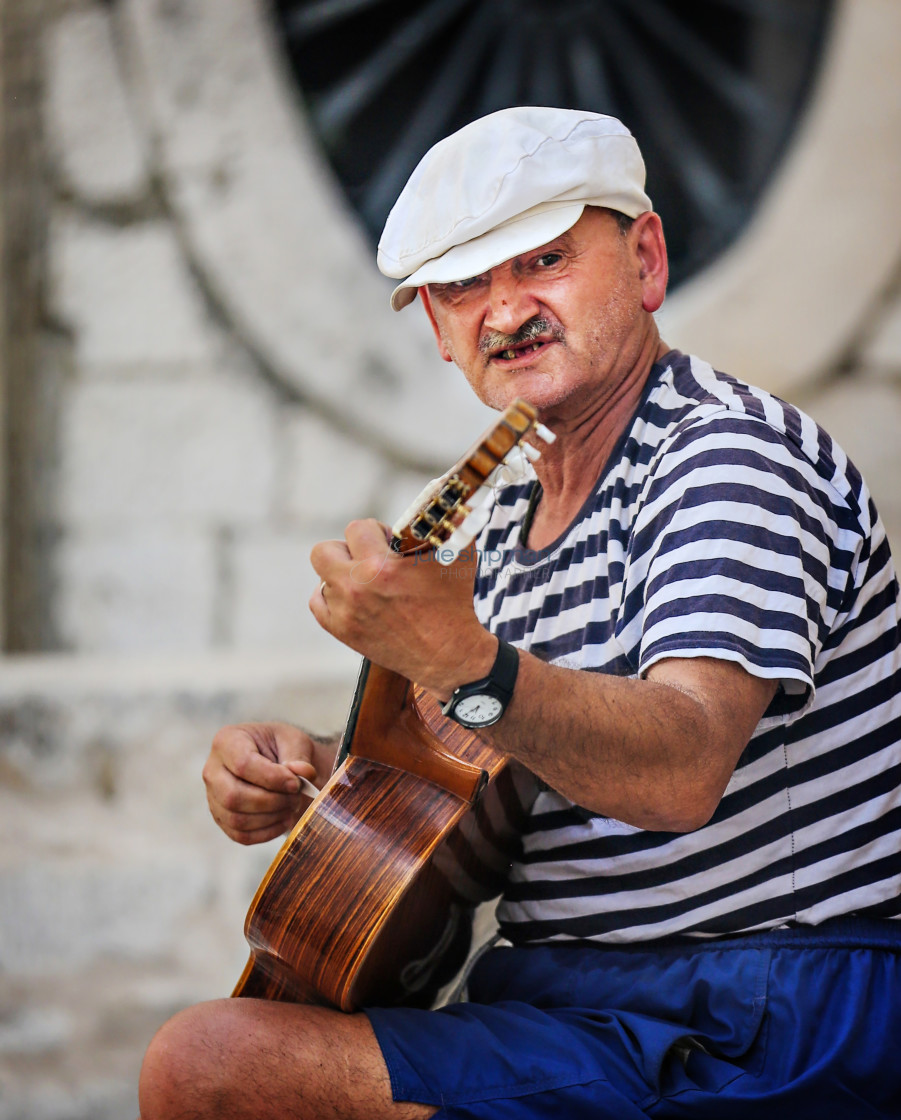 "The Musician" stock image