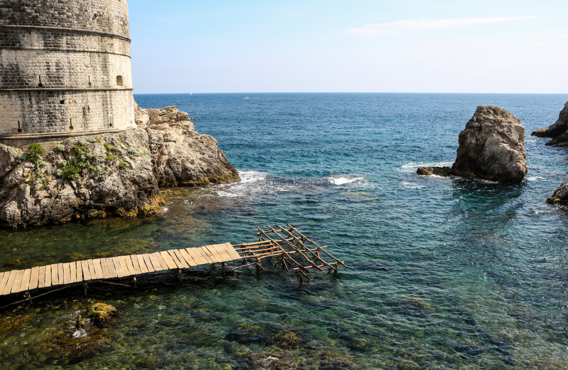 "Old Wooden Pier" stock image