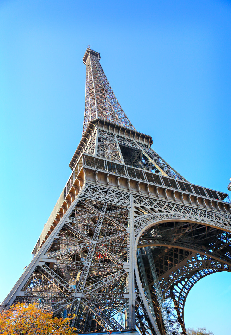 "Eiffel Tower in Springtime" stock image