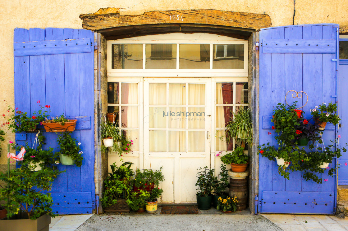 "Provencal Doorway" stock image