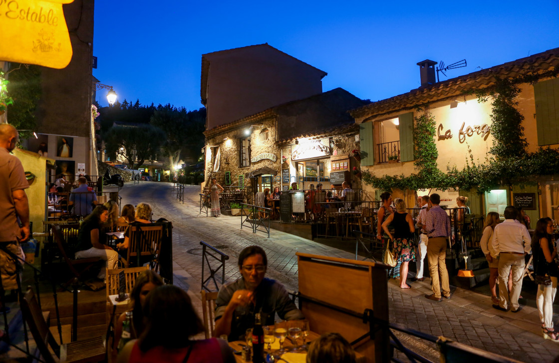 "Evening in Ramatuelle" stock image