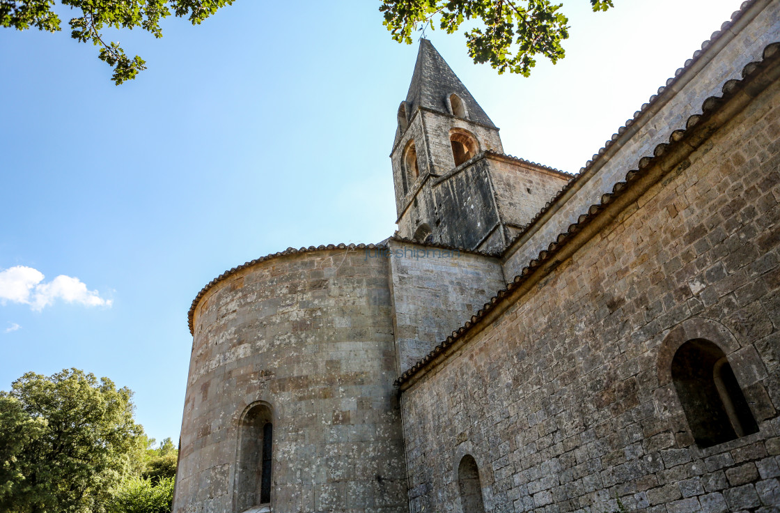 "Old Monastery in Provence" stock image