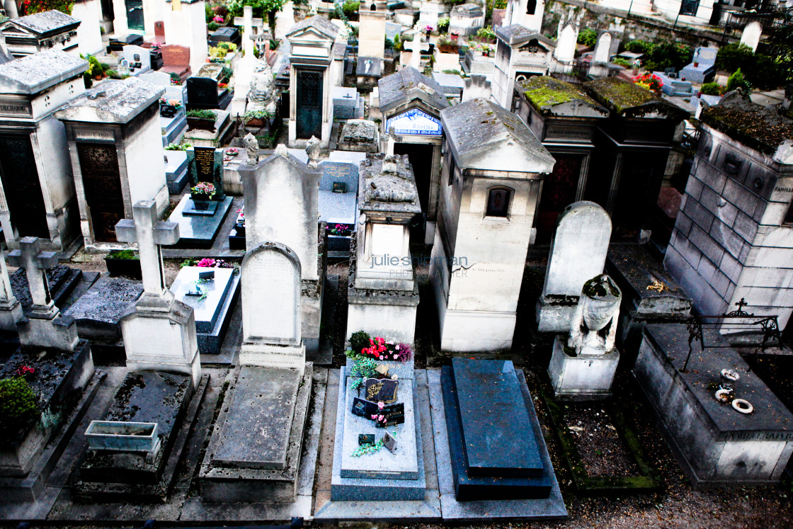 "City Cemetery in Paris" stock image