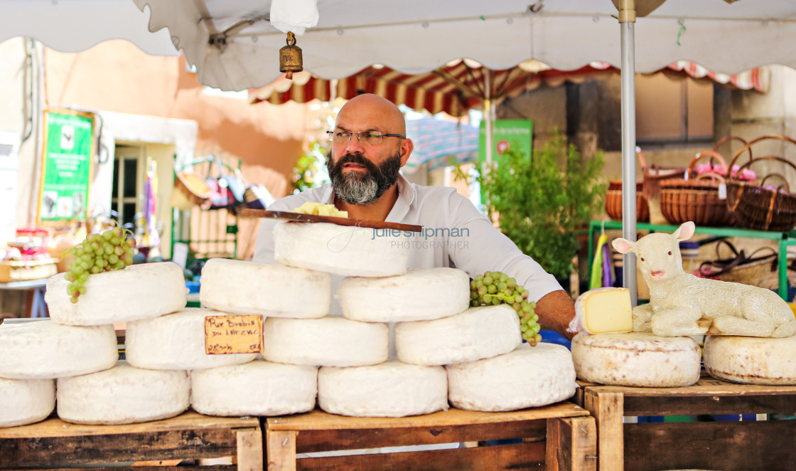 "The Cheese Guy" stock image