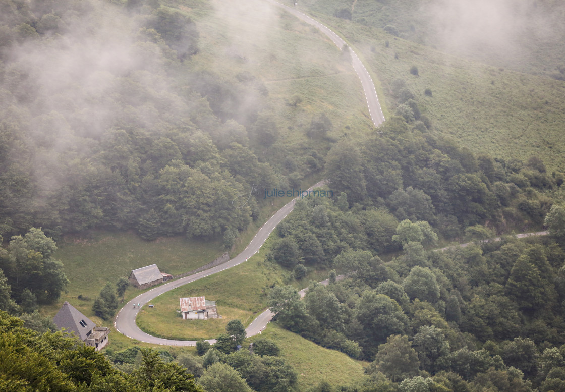 "A Long and Windy Road" stock image