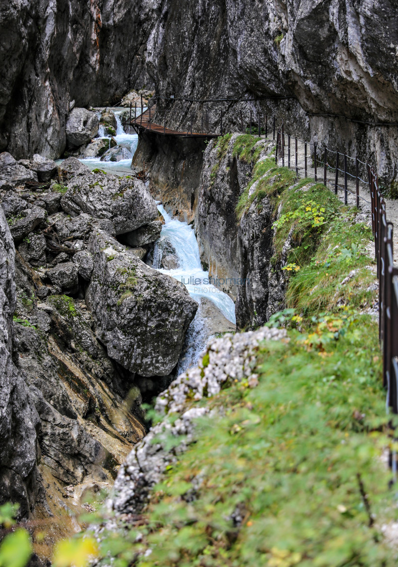 "The Hike up Hammersbach" stock image