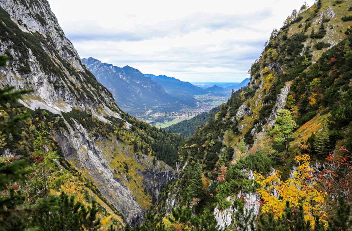 "View of Garmisch-Parkenkirchen" stock image