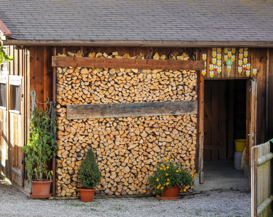 "Woodpile" stock image