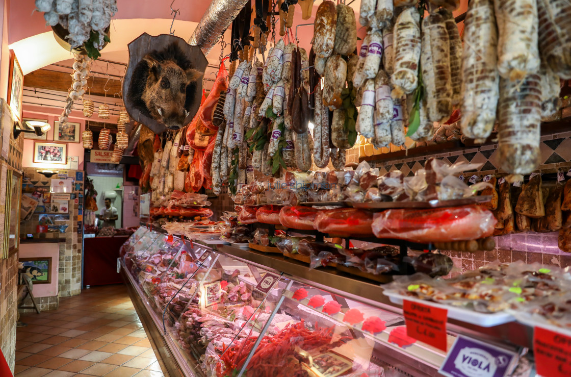 "Butcher Shop in Travestere" stock image