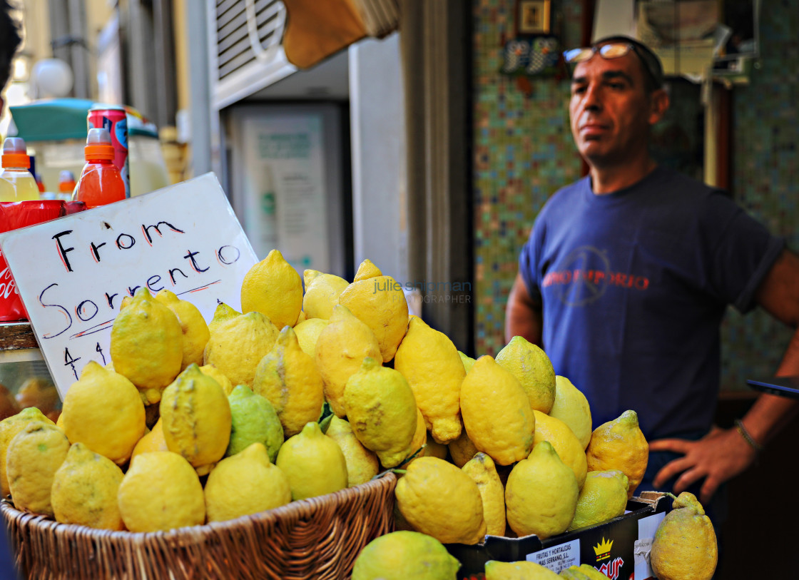 "Lemons from Sorrento" stock image