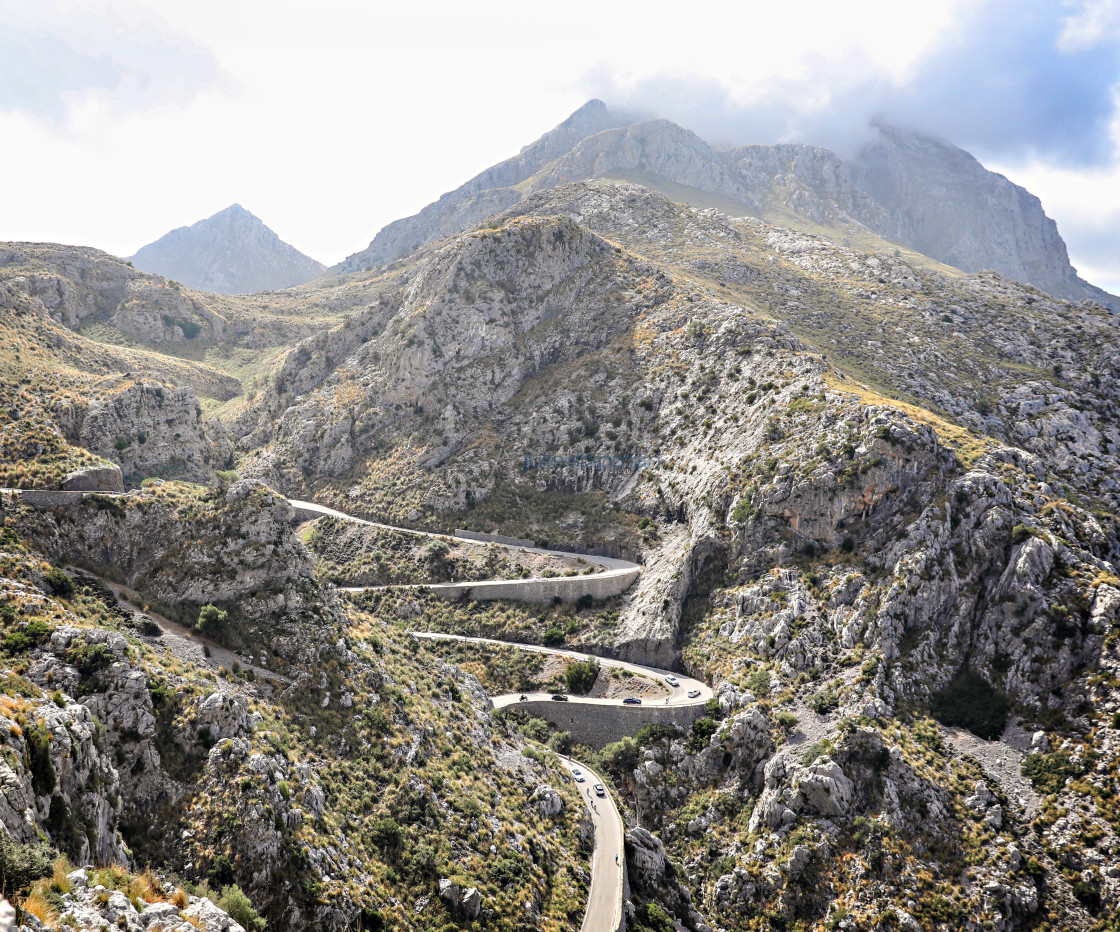 "Sa Calobra; Scenic Road in Mallorca" stock image