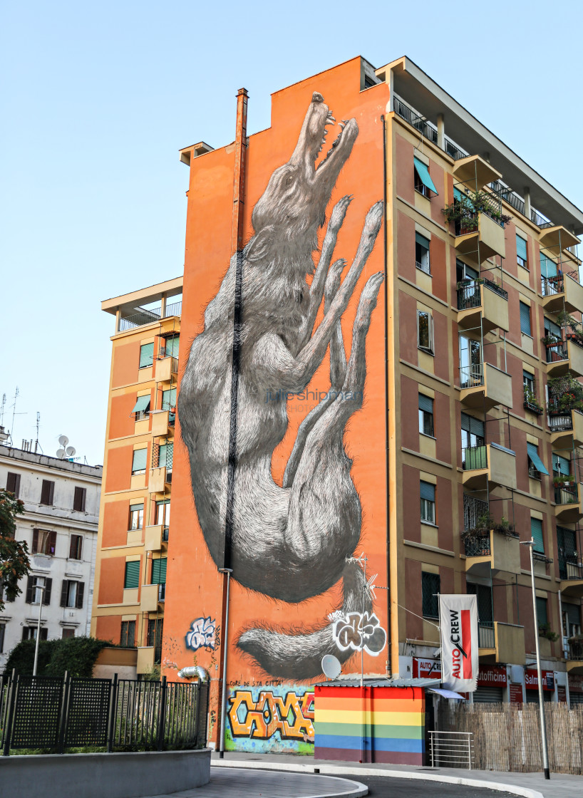 "Street Art in Rome" stock image