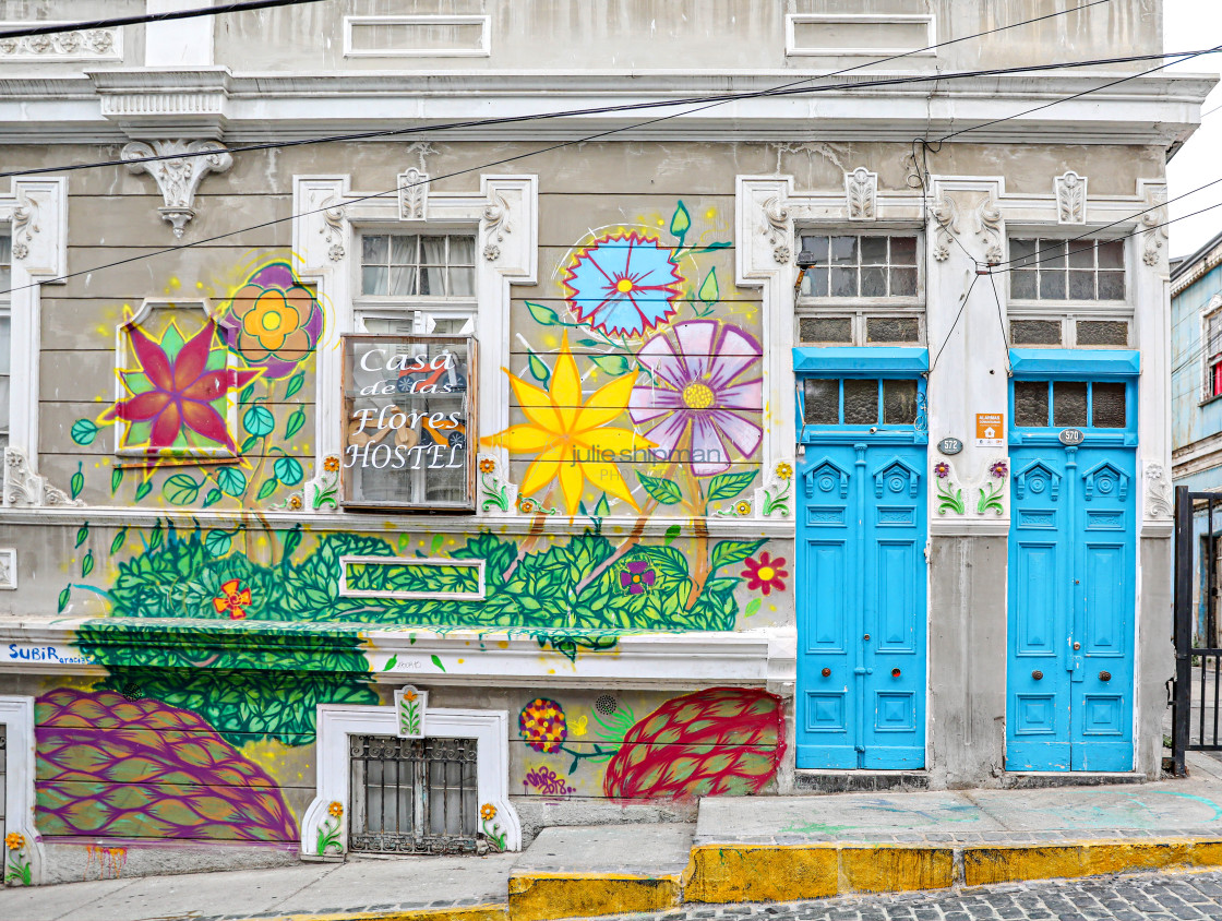 "Street Art in Valparaiso" stock image