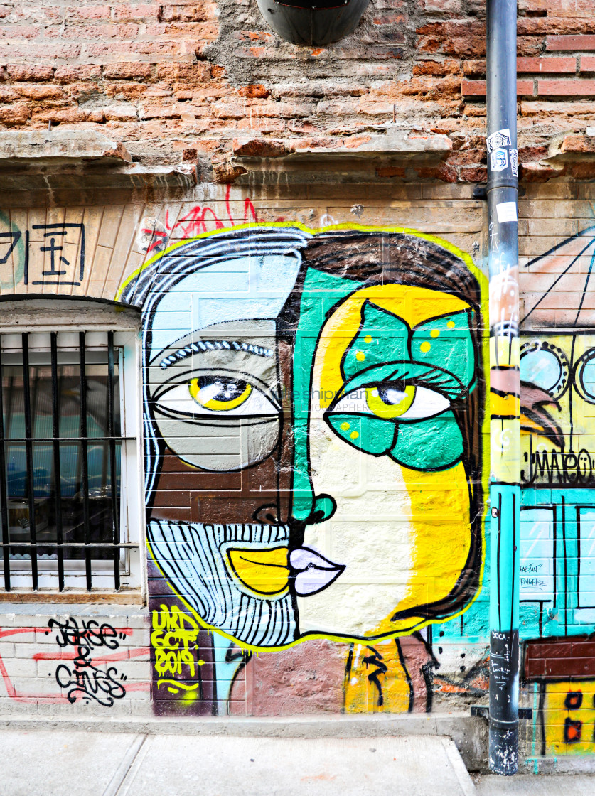 "Street Art in Valparaiso" stock image