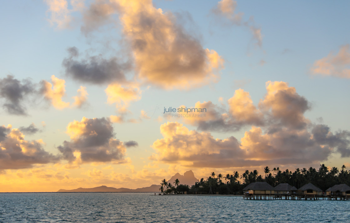 "Scenic Bora Bora and French Polynesia" stock image