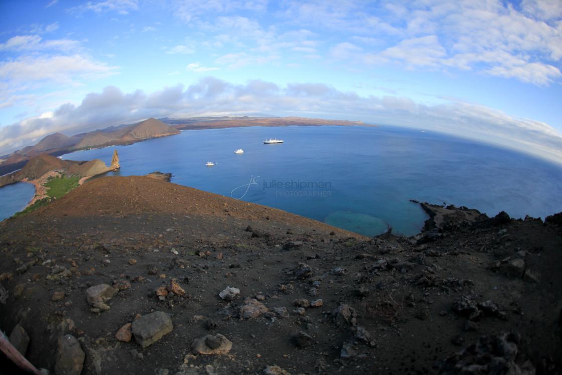 "Views on the Galapagos Islands" stock image