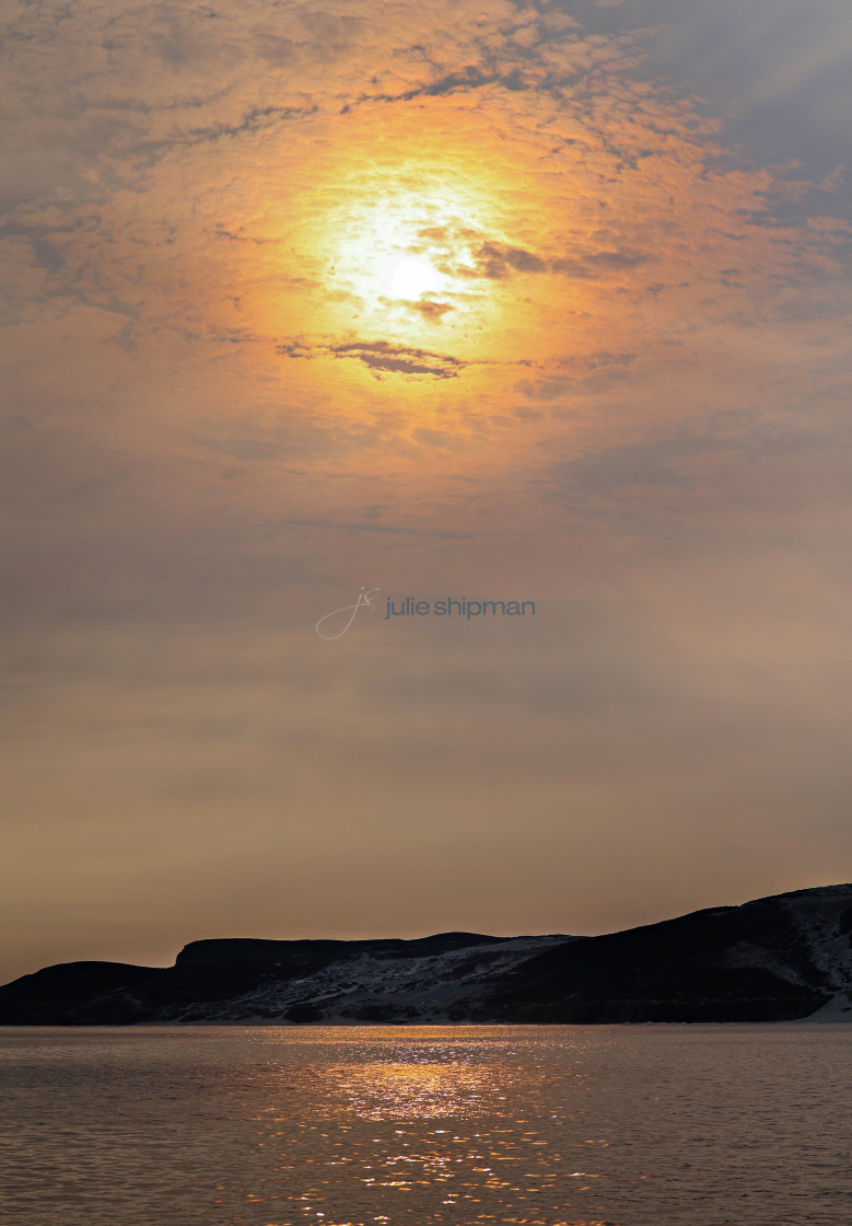 "Cuyler Harbor at Sunrise" stock image