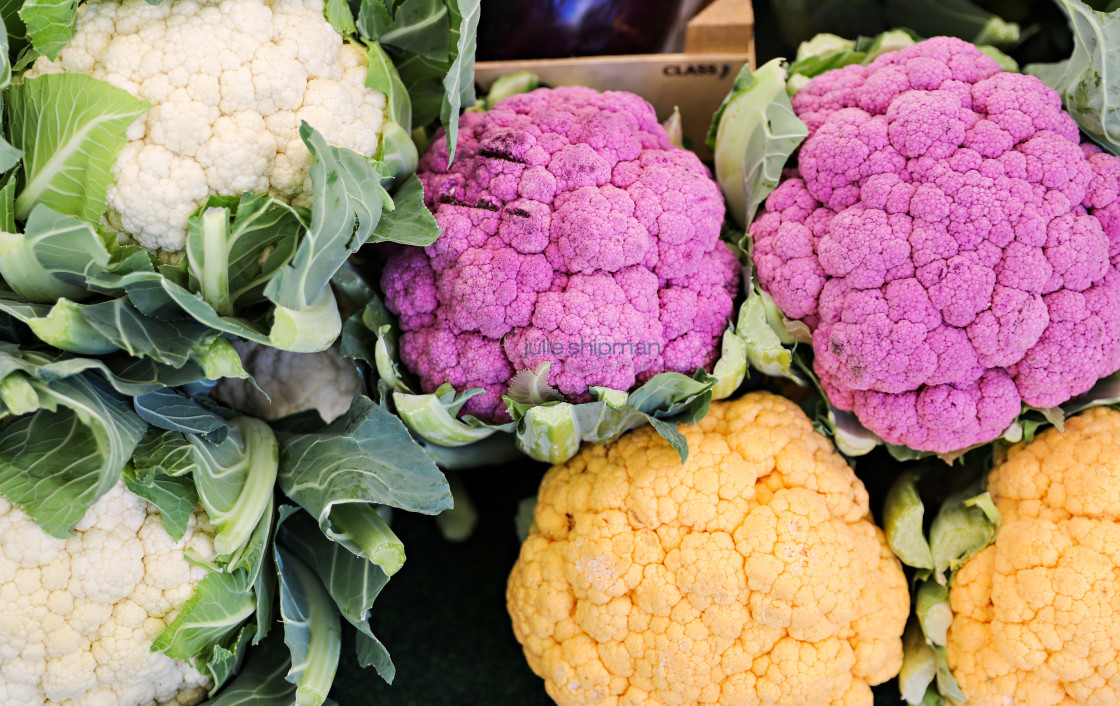 "Colorful Cauliflower" stock image