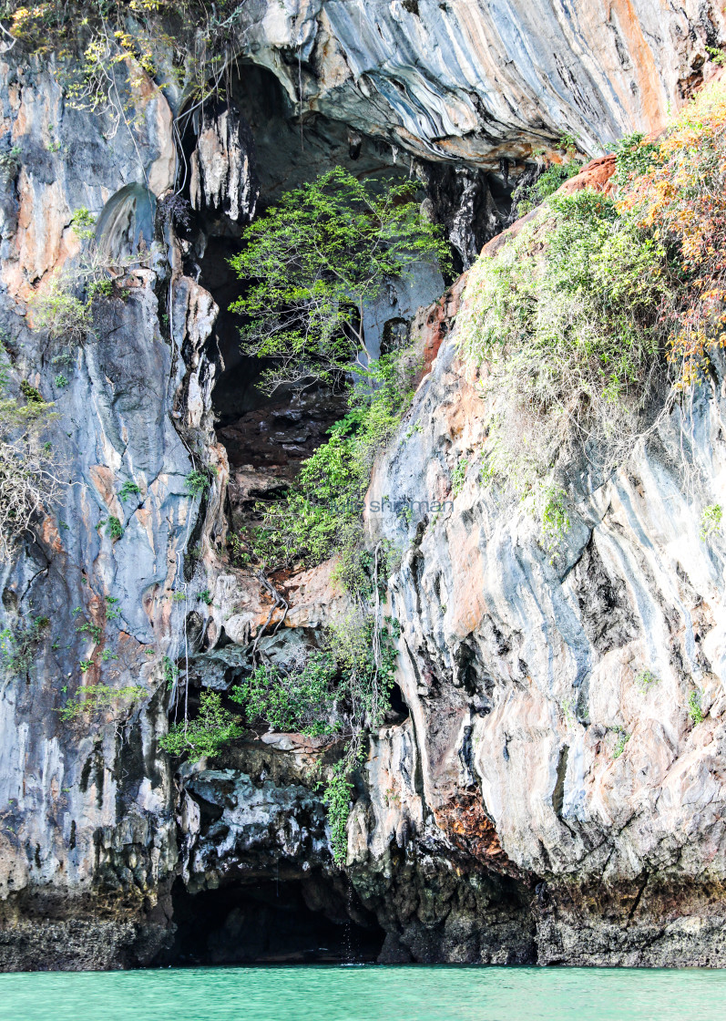 "Koh with aqua water in Thailand." stock image