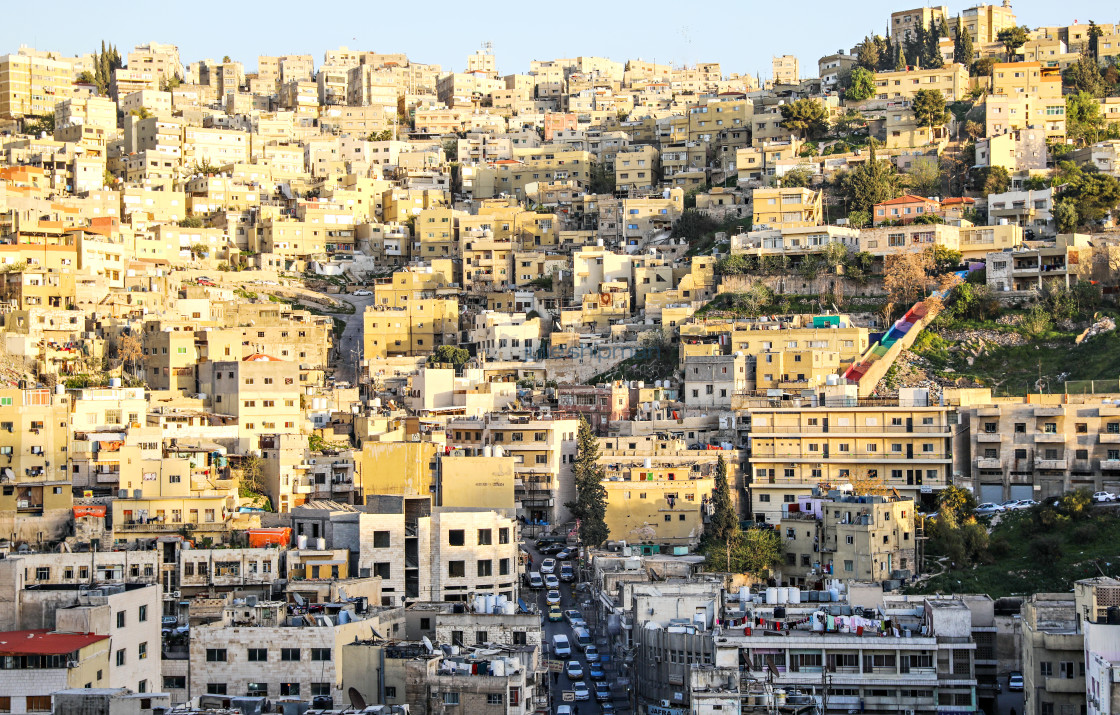 "Cityscape of Amman, Jordan." by Julie Shipman - $18.66 "Cityscape of Amman, Jordan." stock image