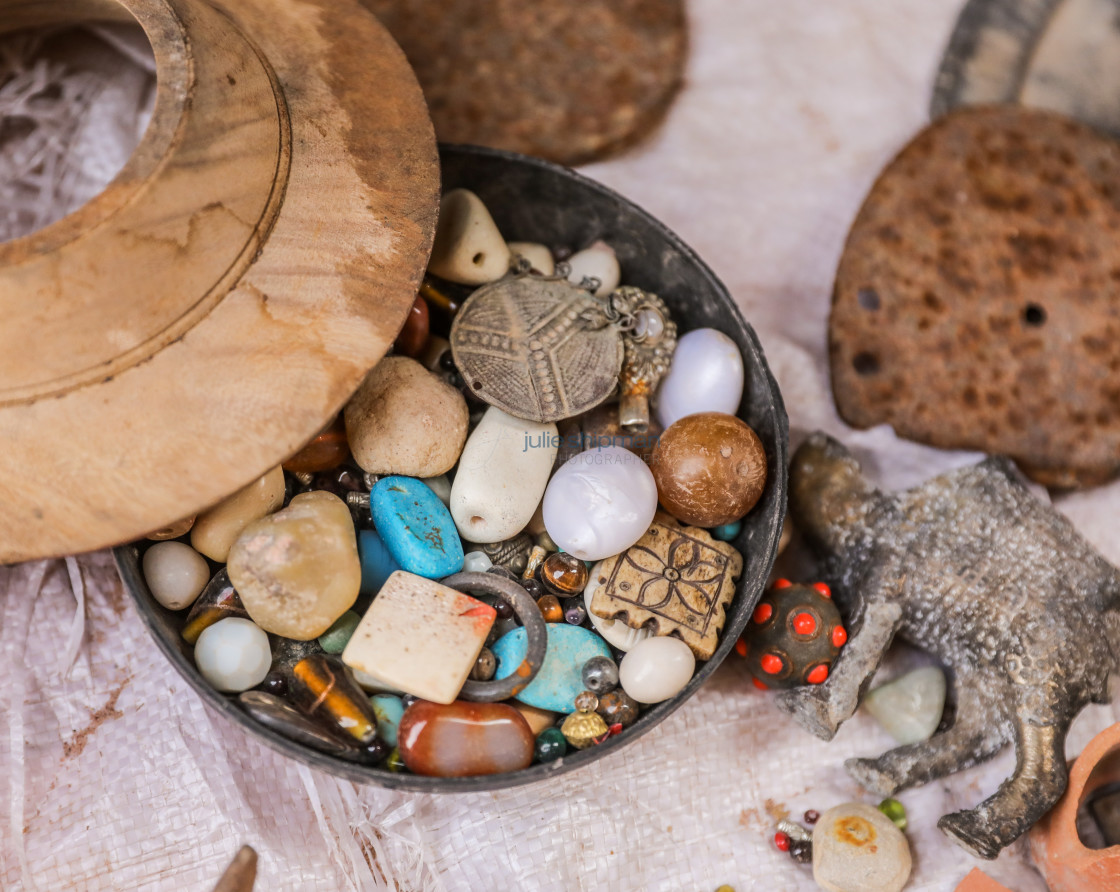 "Jordanian bedouin treasures in a bowl alongside the Jordan Trail" by Julie Shipman - $18.66 "Jordanian bedouin treasures in a bowl alongside the Jordan Trail" stock image