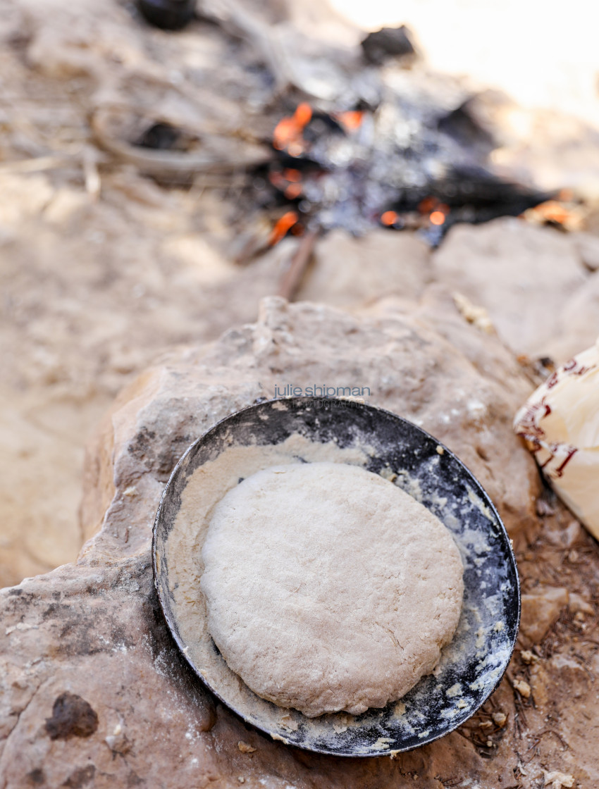 "Cooking over a fire on the Jordan Trail." by Julie Shipman - $18.66 "Cooking over a fire on the Jordan Trail." stock image