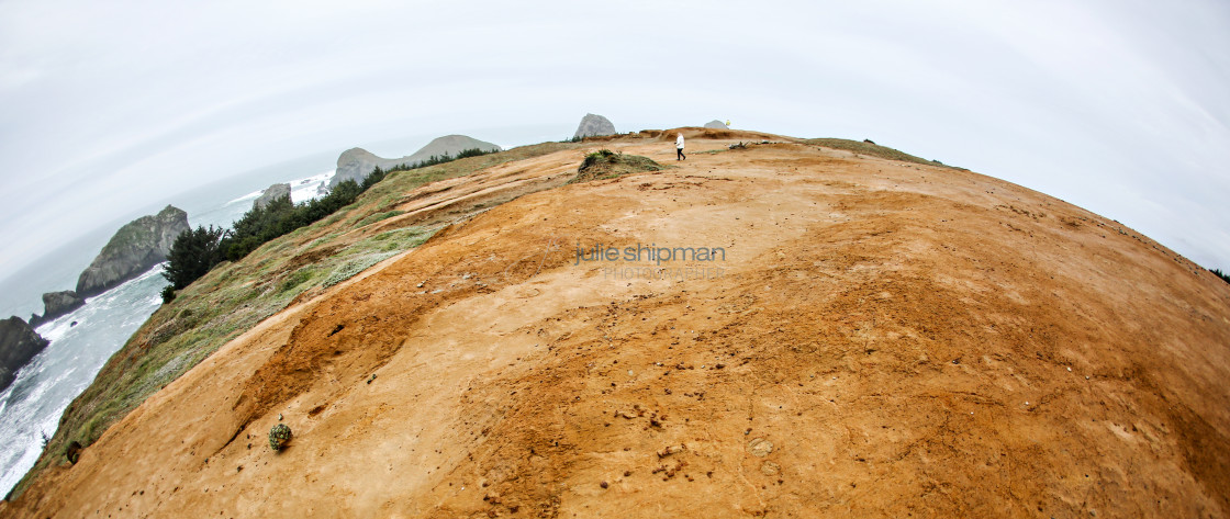 "The majestic landscape of the Oregon Coast near Gold Beach and Bookings." stock image