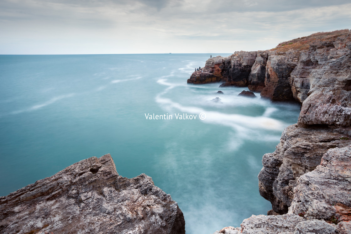 "Rock formation near Tyulenovo" stock image