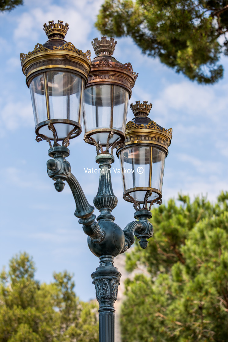 "Vintage city streetlamp" stock image