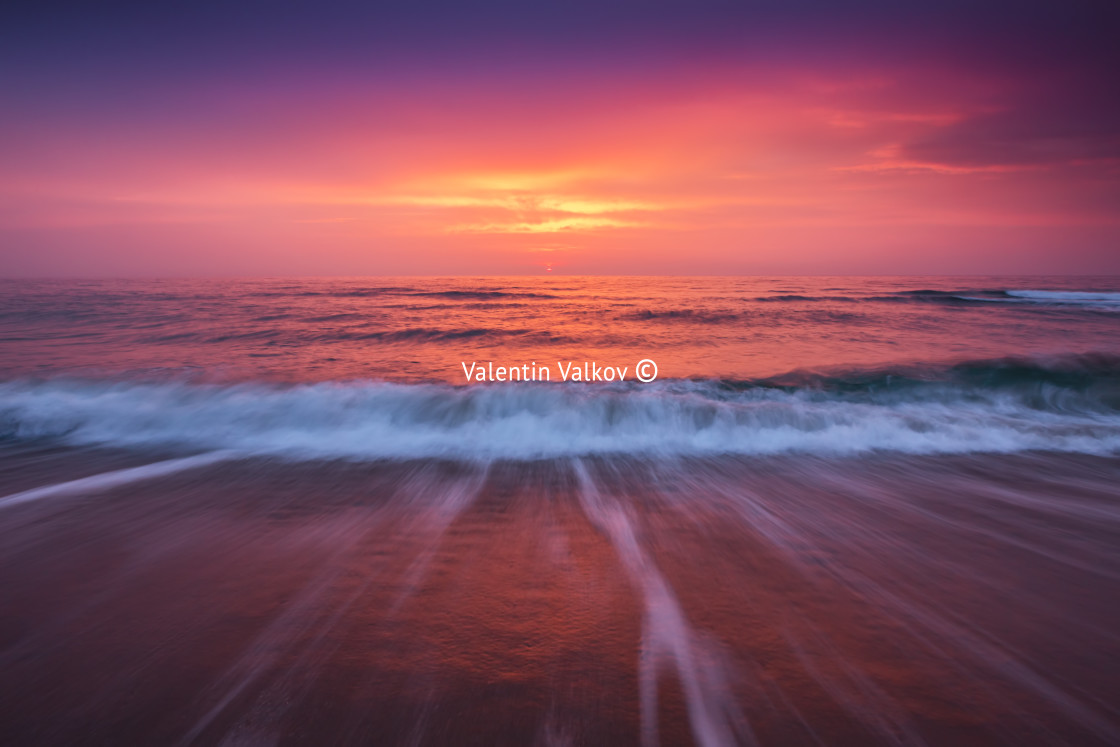 "Beautiful cloudscape over the sea" stock image