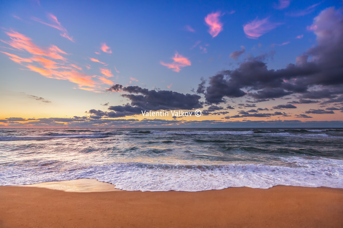 "Sunrise over sea" stock image