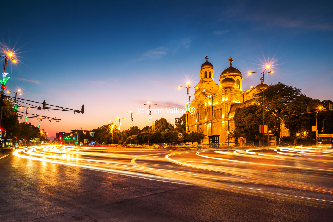 "The Cathedral of the Assumption in Varna" stock image