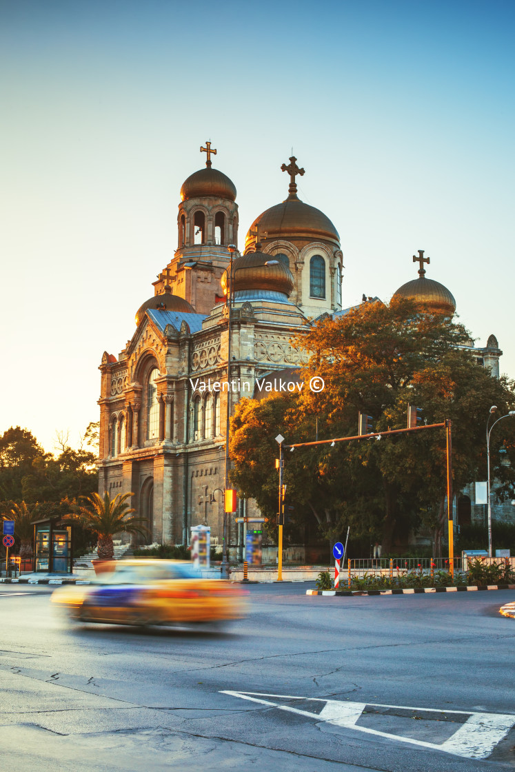 "The Cathedral of the Assumption in Varna" stock image