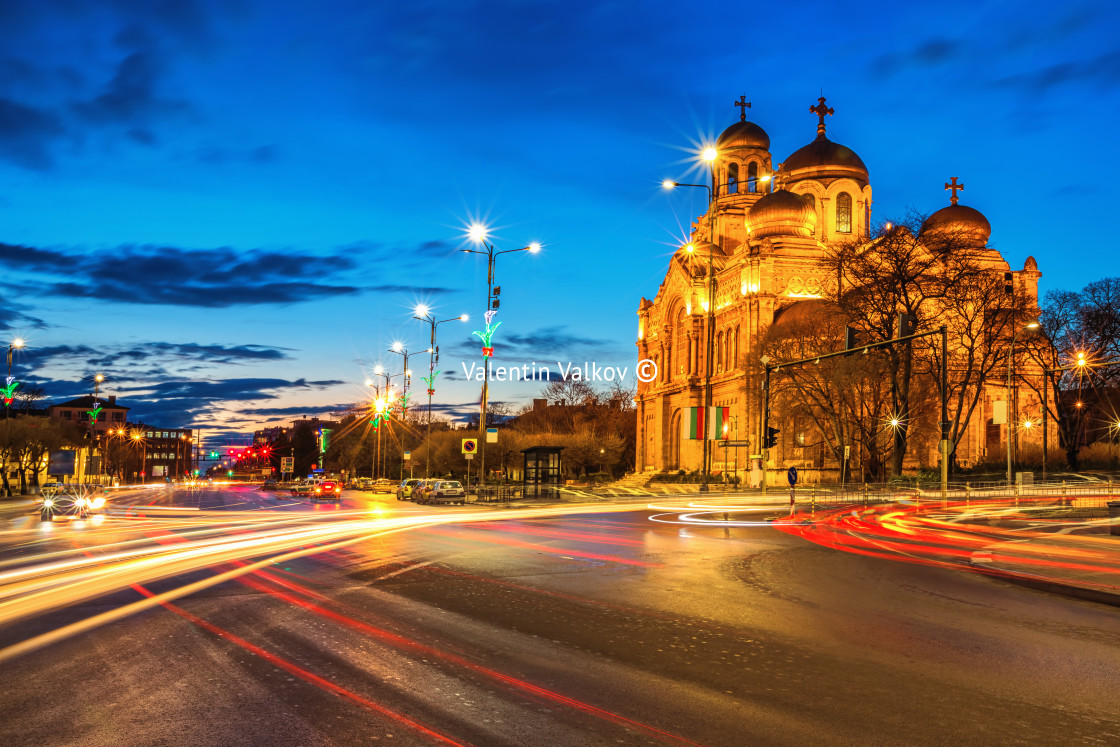 "The Cathedral of the Assumption in Varna" stock image