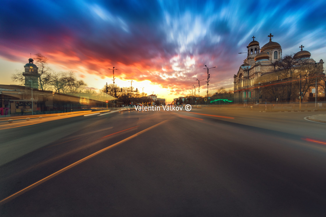 "The Cathedral of the Assumption in Varna" stock image