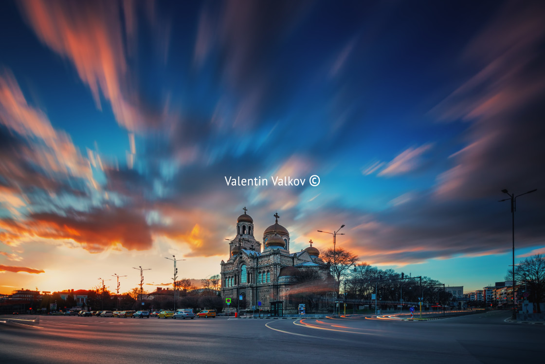 "The Cathedral of the Assumption in Varna" stock image