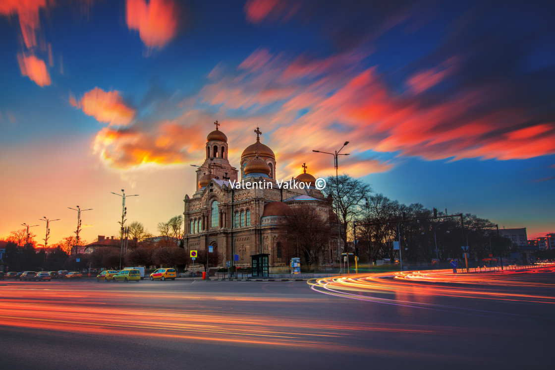 "The Cathedral of the Assumption in Varna" stock image