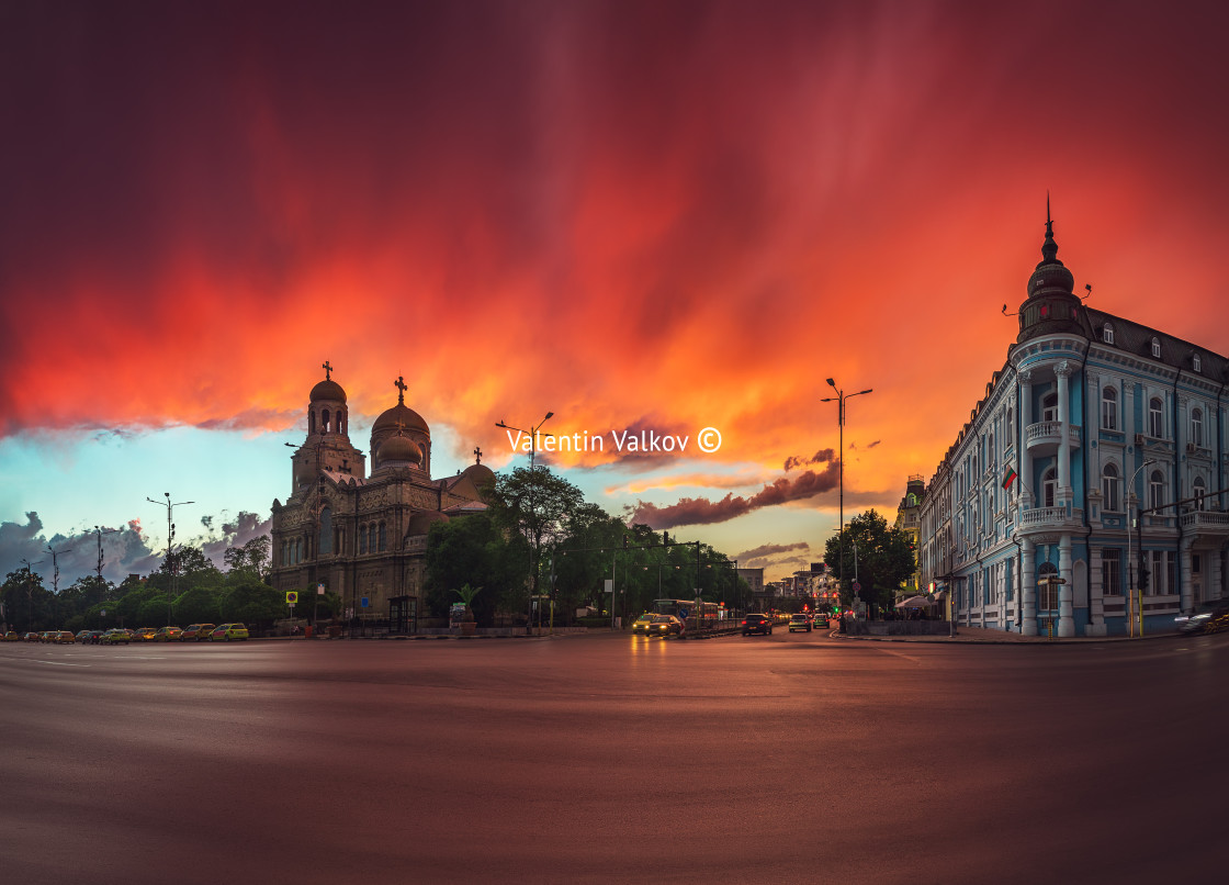 "The Cathedral of the Assumption in Varna" stock image