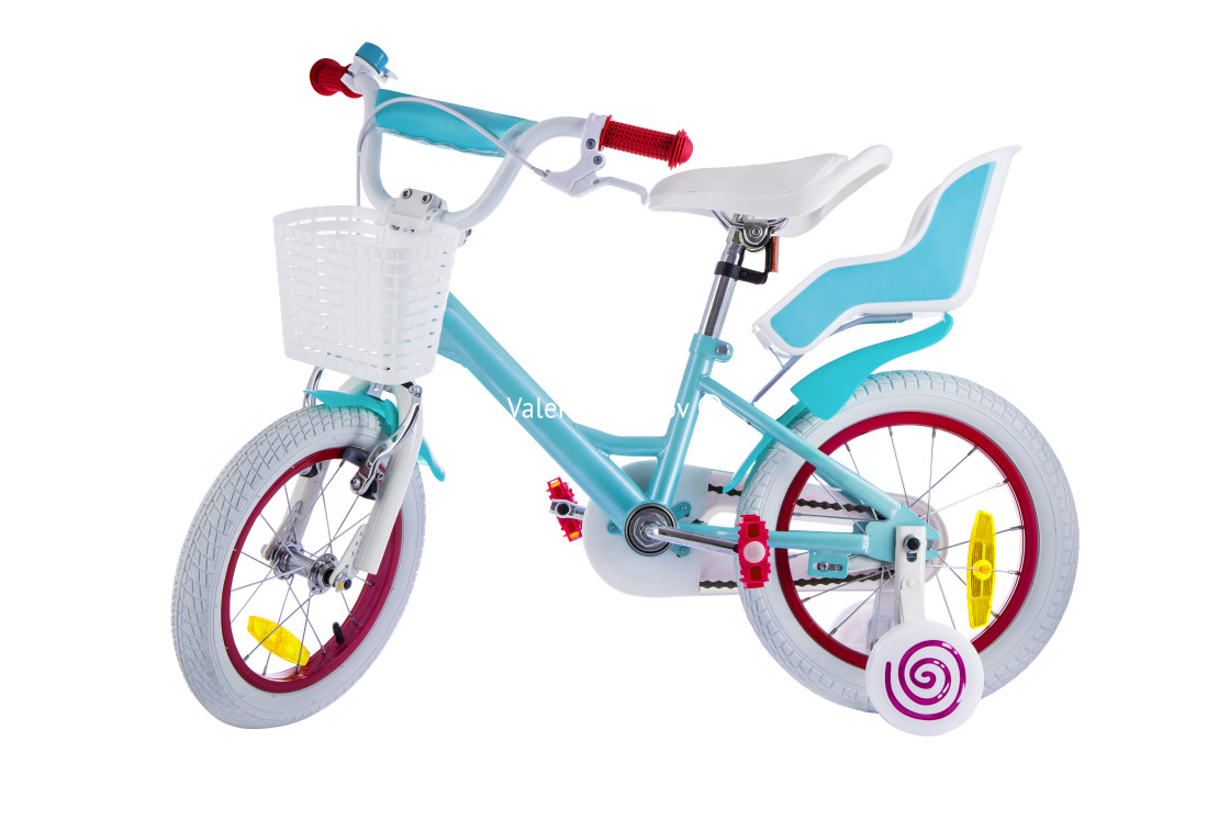 "Bicycle for kids with clipping path isolated on white background" stock image