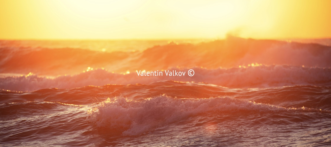 "Sunrise Wave" stock image