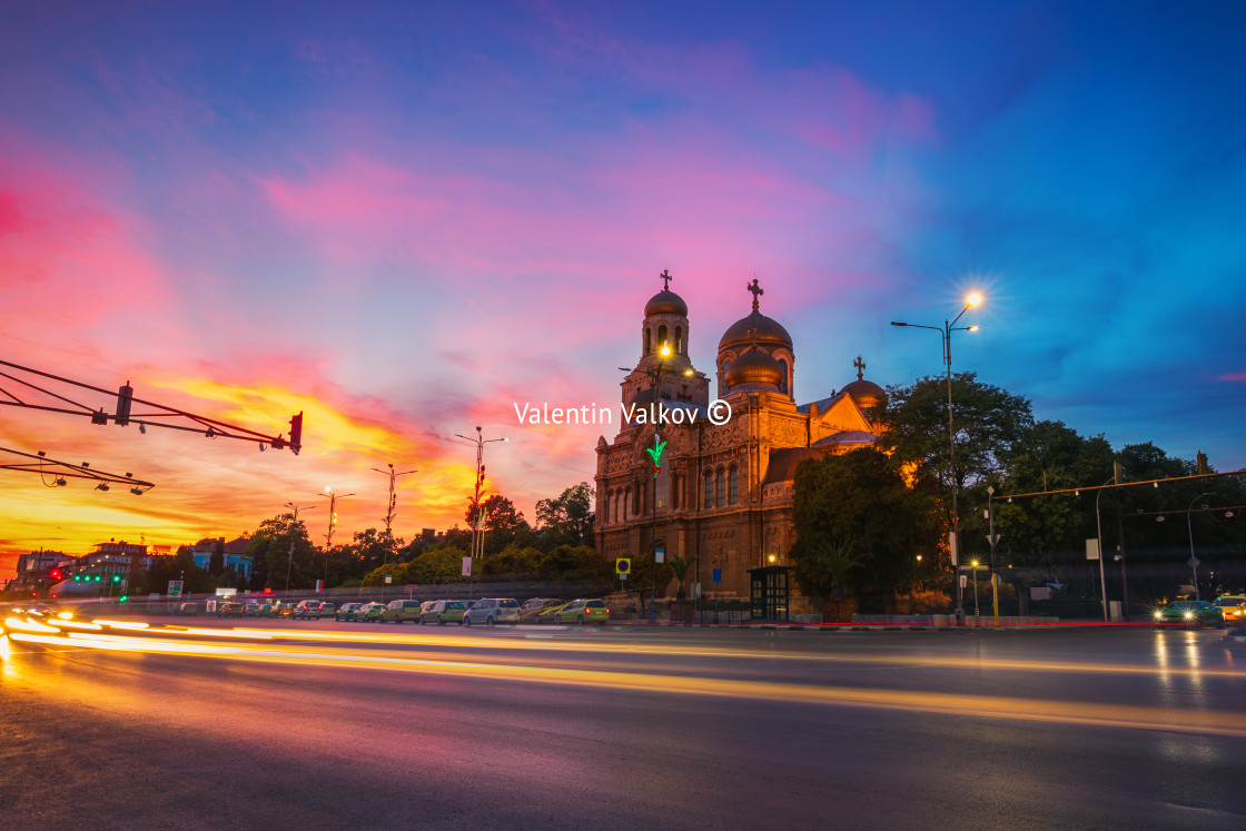 "The Cathedral of the Assumption in Varna" stock image